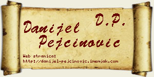 Danijel Pejčinović vizit kartica